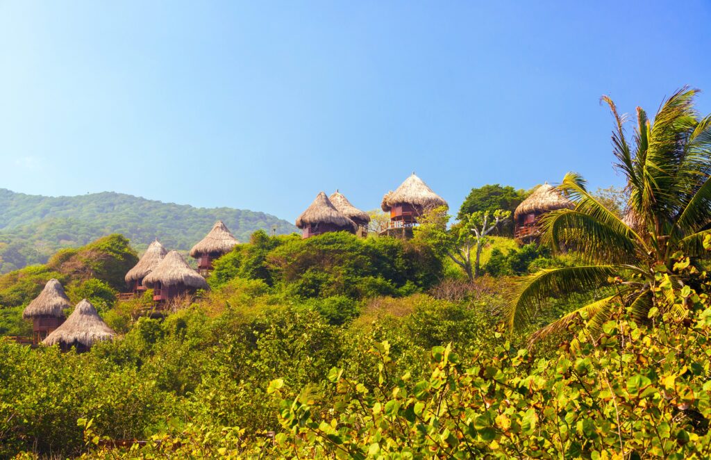 Traveletty - Jungle Huts - Rustic huts in a jungle in Tayrona National Park in Colombia